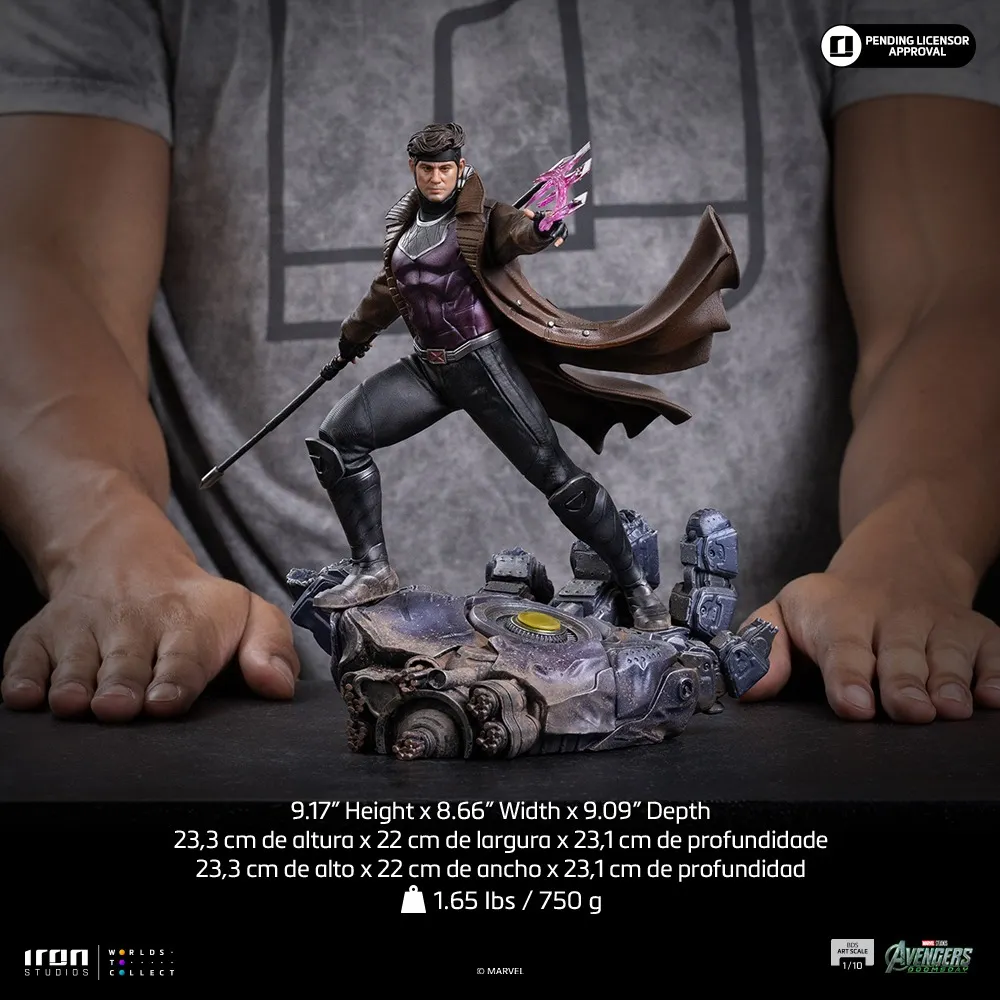 Iron Studio - Statue Gambit - Avengers: Doomsday - BDS Art Scale 1/10 MARCAS144426-10 (Licensed)-