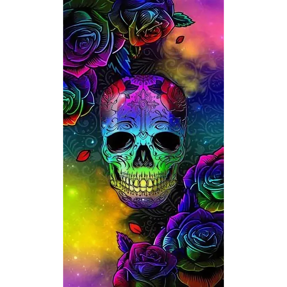 

Skull - Round Drill Diamond Painting - 30*60CM (Big Size), 501 Original
