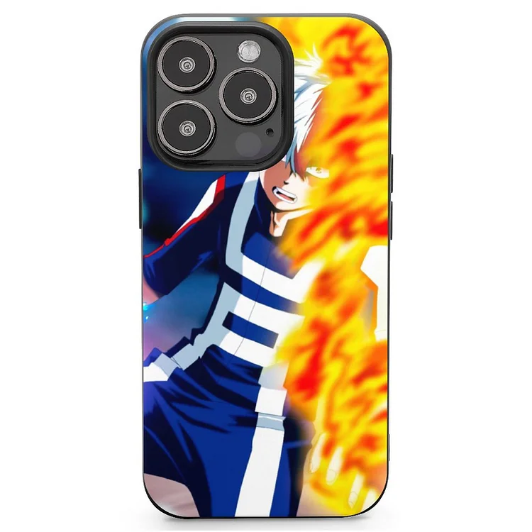 Shoto Todoroki Anime My Hero Academia Phone Case(36) Mobile Phone Shell IPhone 13 and iPhone14 Pro Max and IPhone 15 Plus Case - Heather Prints Shirts