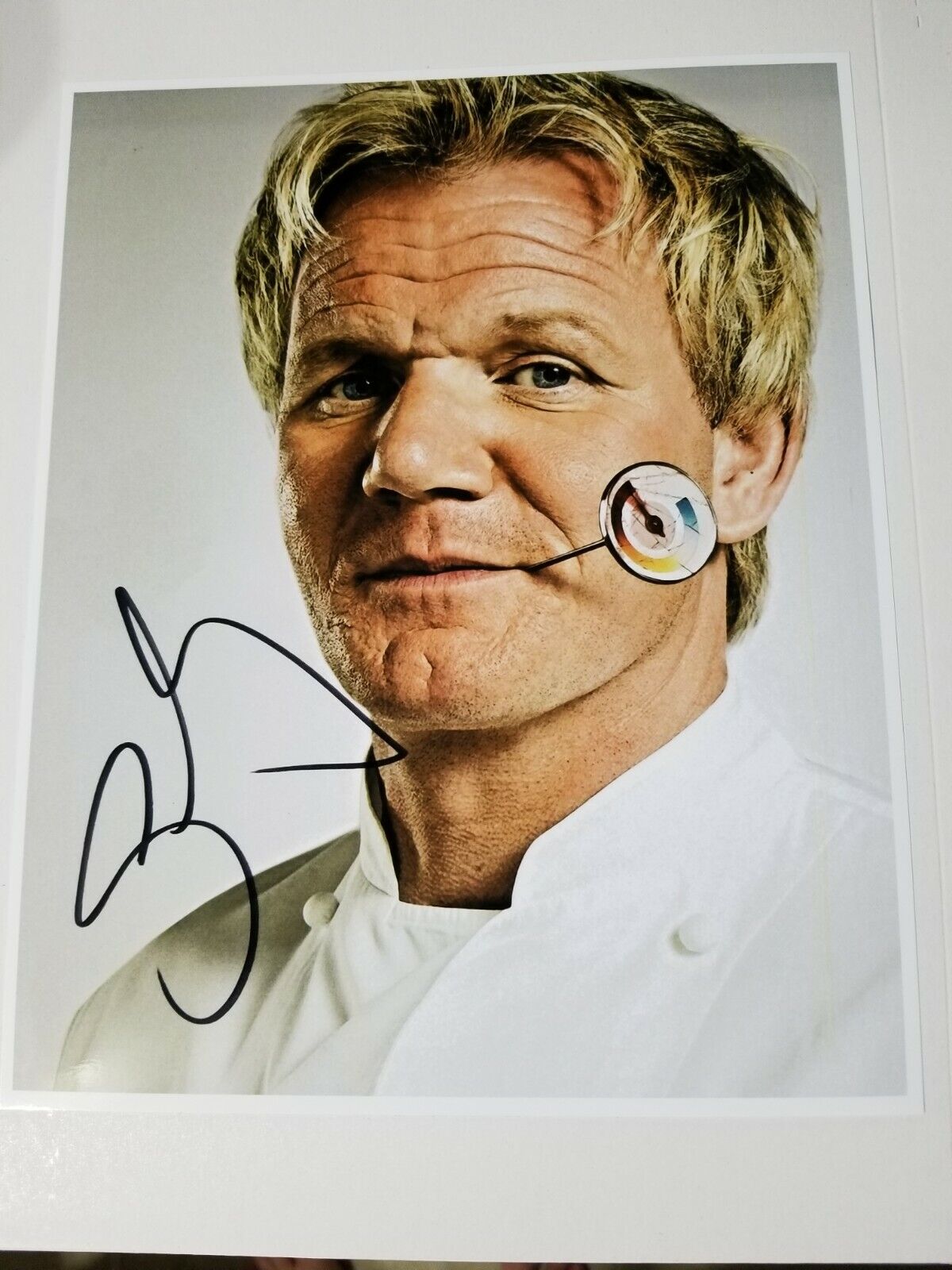 Gordon Ramsay Signed 8x10 Photo Poster painting RP -  Shipping!! Chef