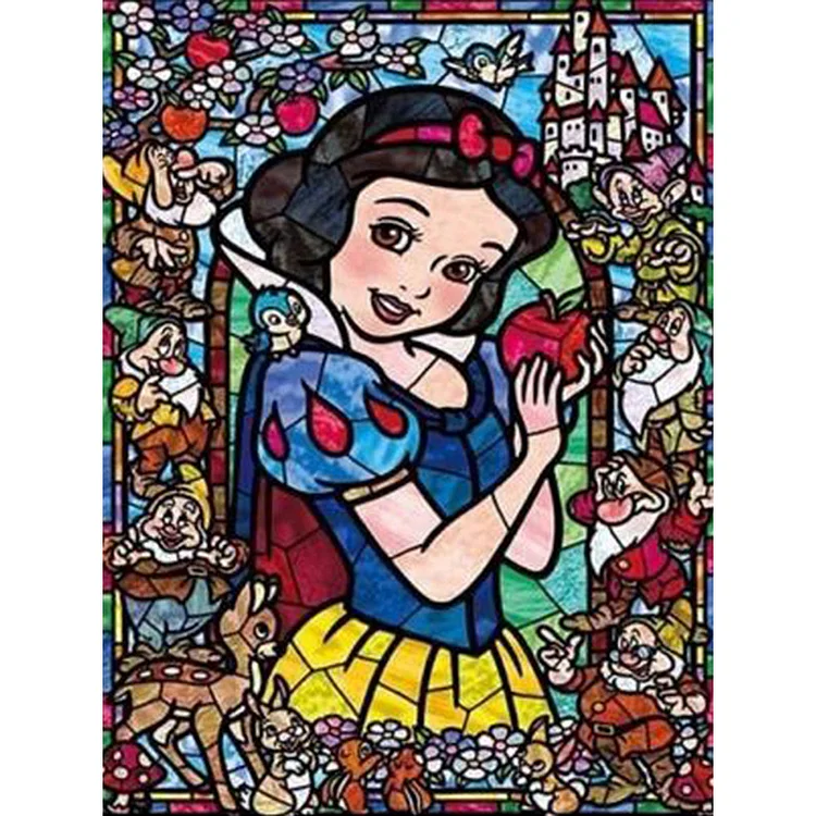 Flower Princess 30x40CM(Canvas) Full Round Drill Diamond Painting gbfke