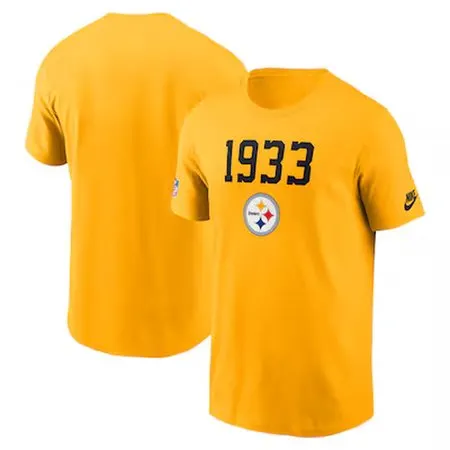 Men's Pittsburgh Steelers  Gold 1933 Alt Pack Onside Conversion Performance T-Shirt