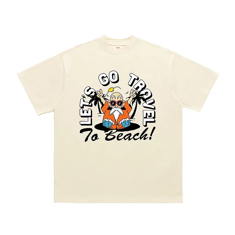 Pure Cotton dragon Ball Master Roshi T-shirt weebmemes