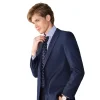 Men's High Quality Business Plaid Slim Fit Blazer