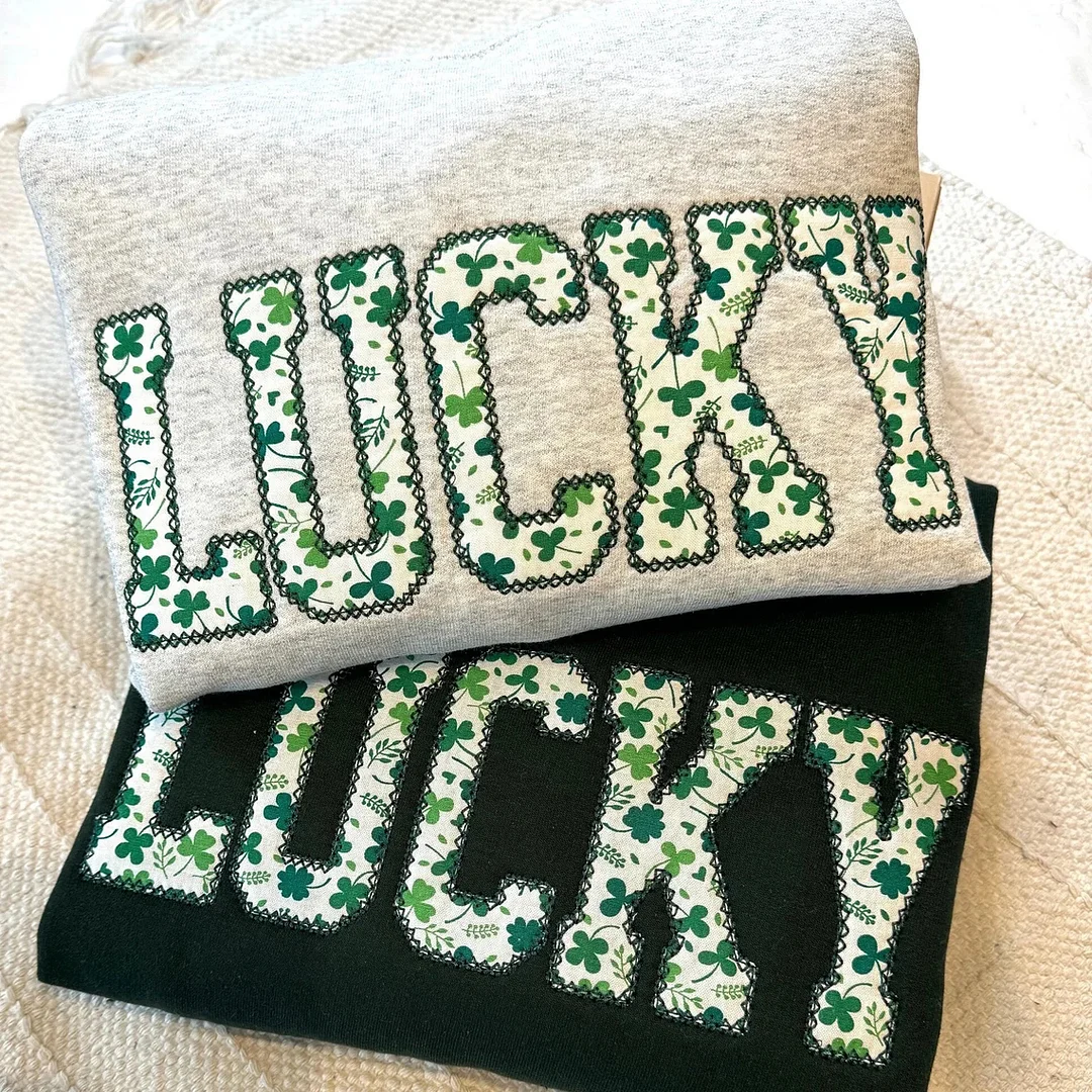 St Patty's Embroidered Sweatshirt