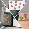 12PCS DIY Diamond Art Refrigerator Sticker Kits for Home Decor (Fruit)