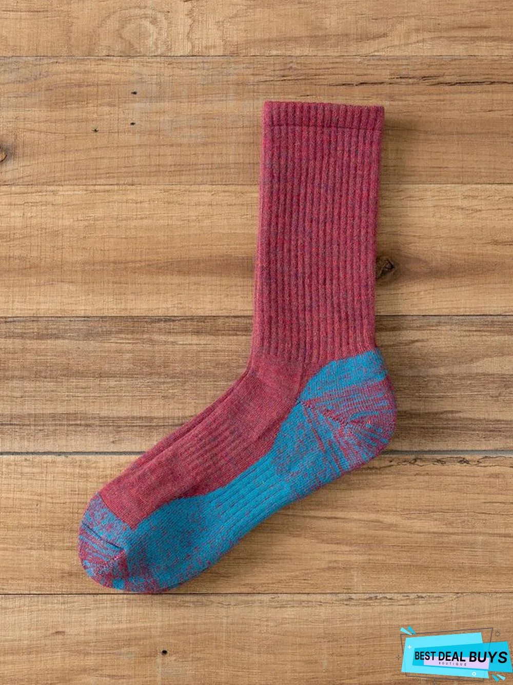 Casual Gradient Wool Socks Autumn Winter Thickened Warm Accessories