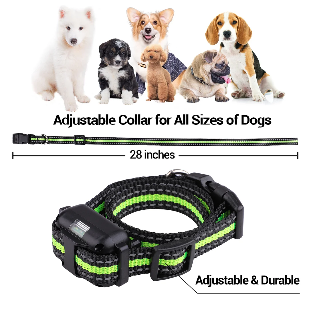 BEBANG Dog Training Collars, Dog Shock Collar with Remote 2600 feet, 4 Modes Beep Vibration Shock,Waterproof, LED Light, USB Charging, Dog Bark Collar for Small Medium Large Dogs