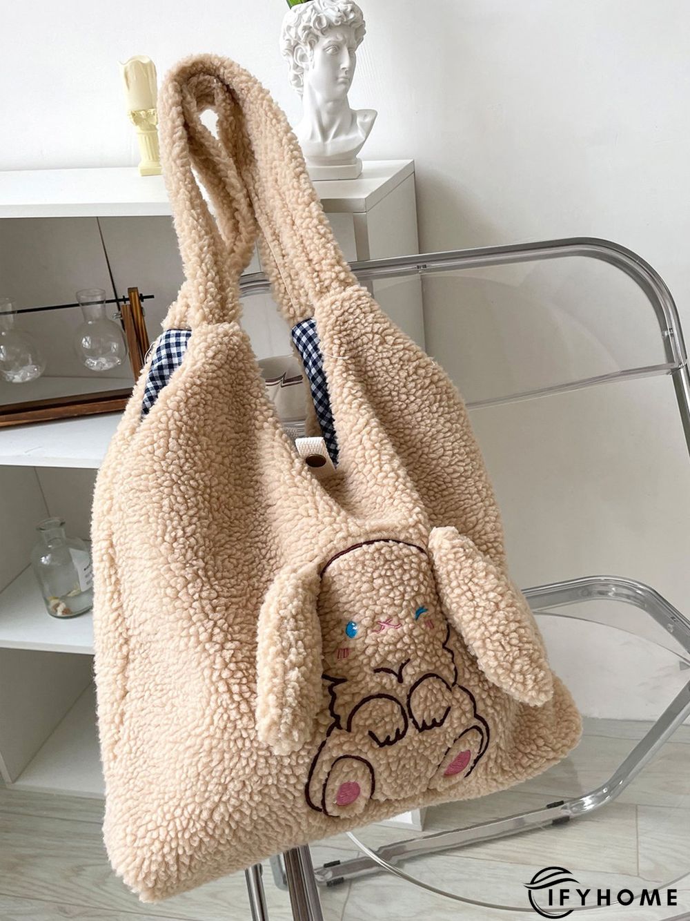 Plush New Year Cute Rabbit Shoulder Bag | IFYHOME