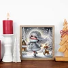 Snow Girl - Diamond Painting - Partial Special Shaped Drill(Canvas|30*30cm)