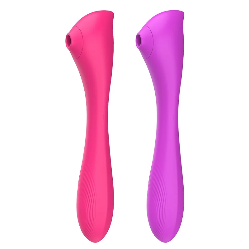 Selfishness Sucking Vibrator Bendable Female Masturbation Appliance Massage Adult Sex Products - Rose Toy
