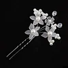 Lovely Snowflake Flower U Shape Hair Pins for Event Hair Styling