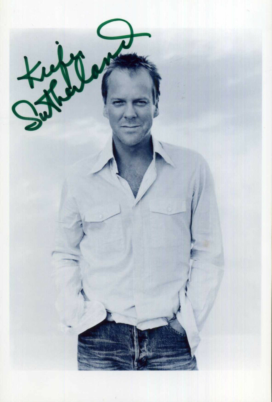 KIEFER SUTHERLAND Signed Photo Poster paintinggraph - TV & Film Star Actor '24' - preprint