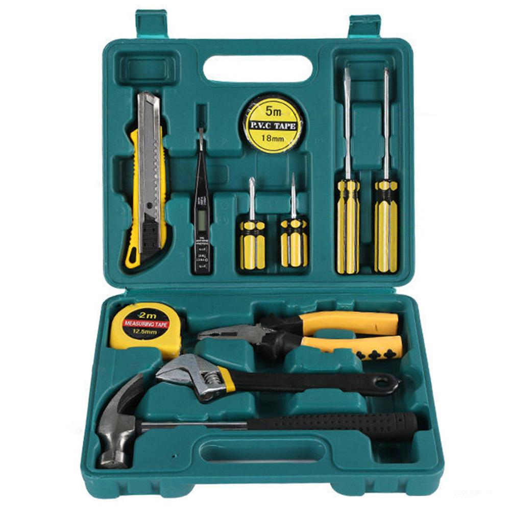 

12pcs Household Repair Hand Tool Kit Wrench Screwdriver Toolbox Digital Pen, 501 Original