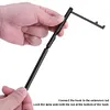 Collapasible Camping Folding Lamp Pole Aluminum Alloy Lantern Holder for Outdoor