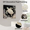 (25x25cm)DIY Pearl Painting Framed Handmade Pearl Material Art Kit Living Room Decor