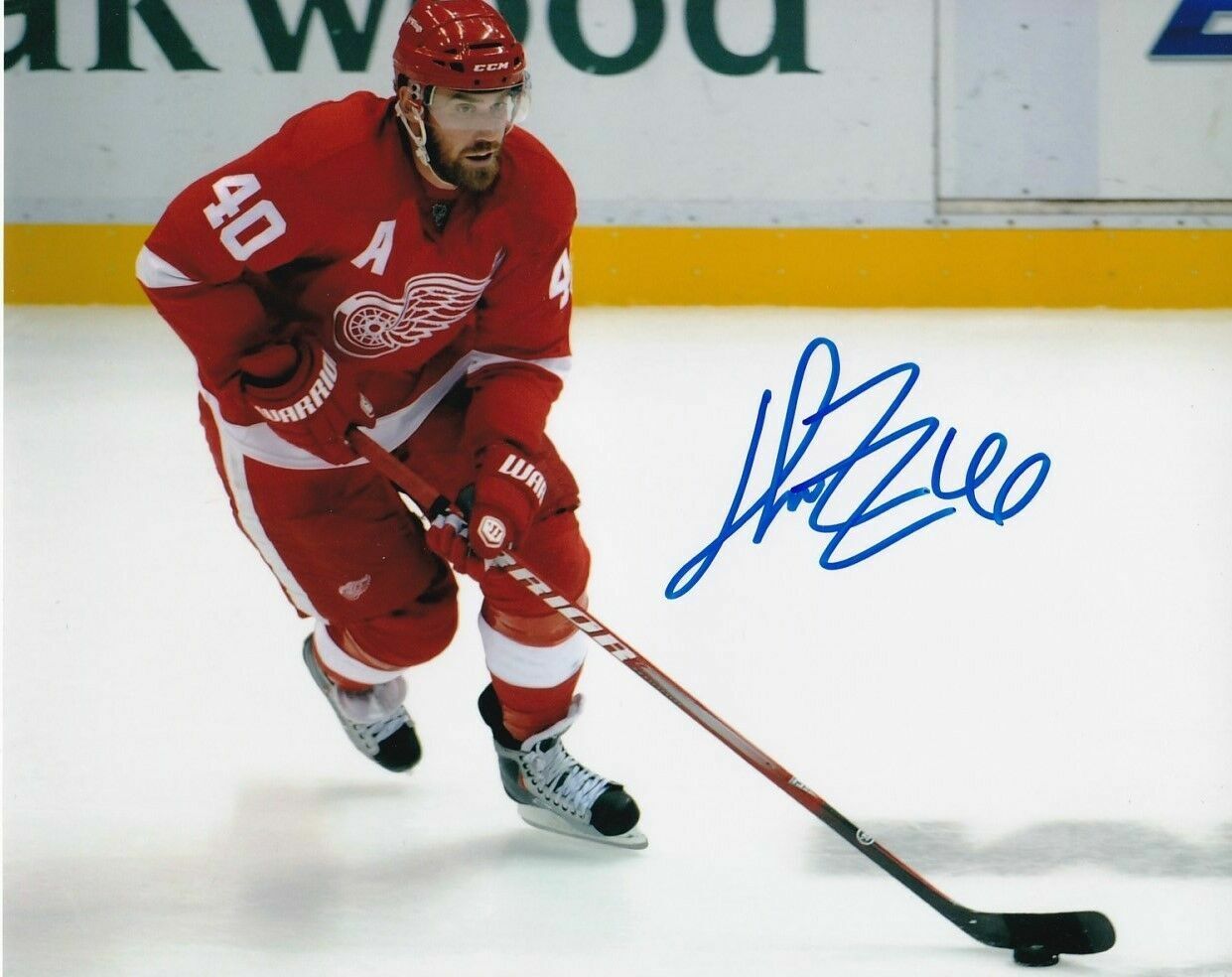 Henrik Zetterberg Autographed Signed 8x10 Photo Poster painting ( Red Wings ) REPRINT