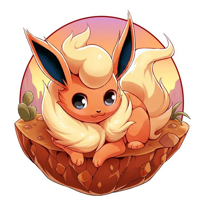 Eevee Evolutions Prints Small Prints 8 1/2 X 5 1/4 Big 