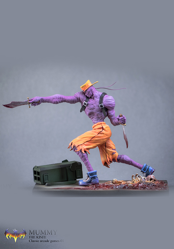 Mummy Jennety Mack the Knife - Captain Commando Resin Statue - Toys Evolution Studios [Pre-Order]-shopify