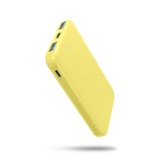 SIXTHGU 5000mAh Portable Charger Power Bank with 2 USB-A ports and