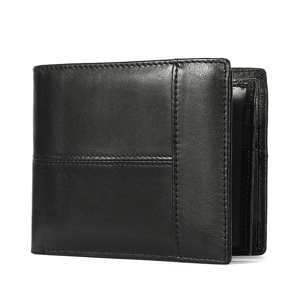 RFID Men’s Genuine Leather Wallet Credit Card Money Bag | ARKGET