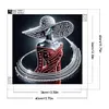 Elegant Lady-Partial Special Shaped Diamond Painting 40*40CM
