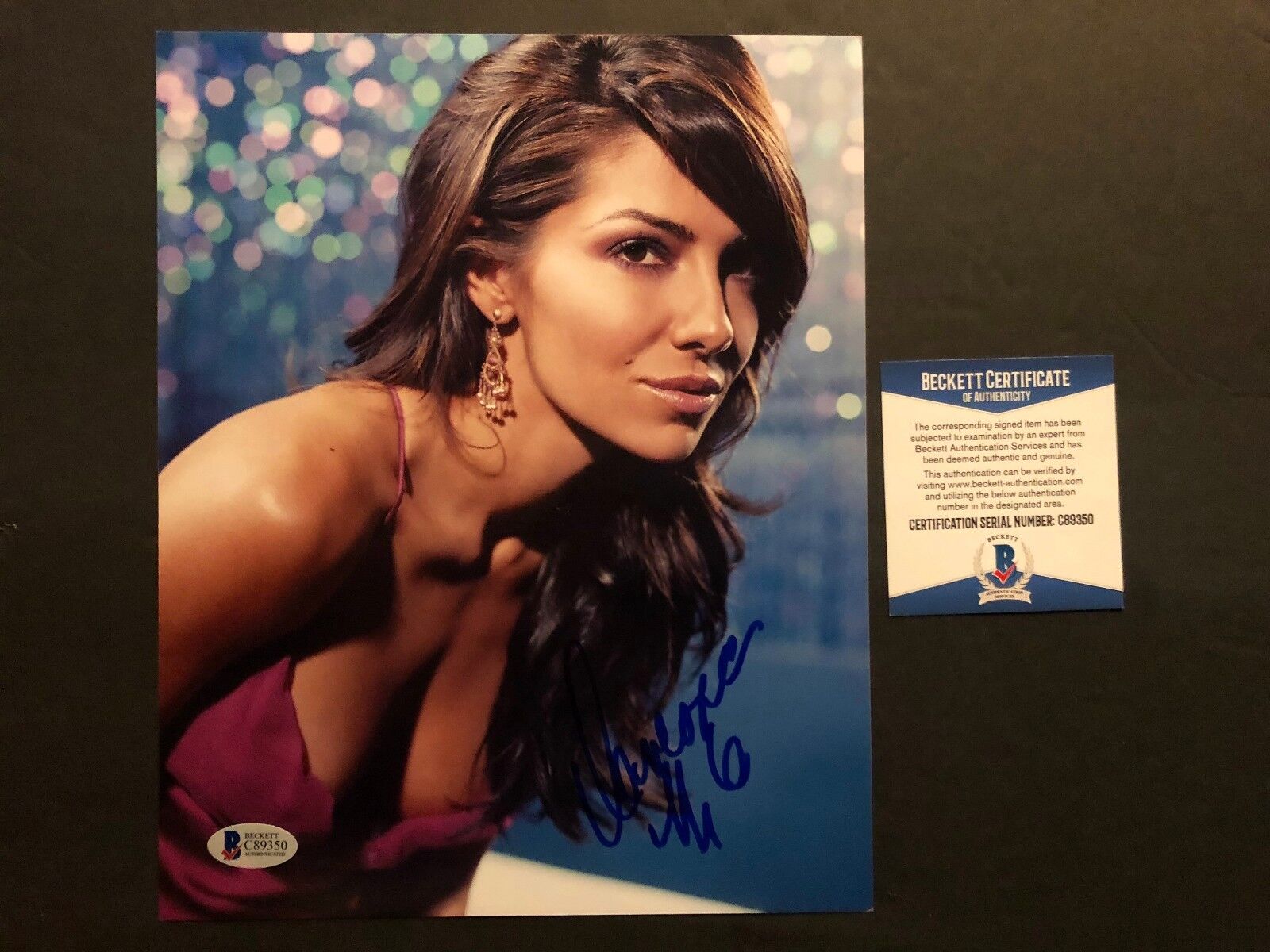 Vanessa Marcil Hot! signed autographed 8x10 Photo Poster painting Beckett BAS coa