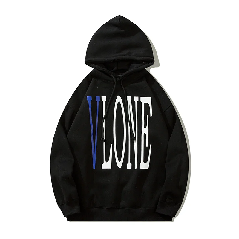 VLONE High Street Couple Loose Plush Hooded Coat