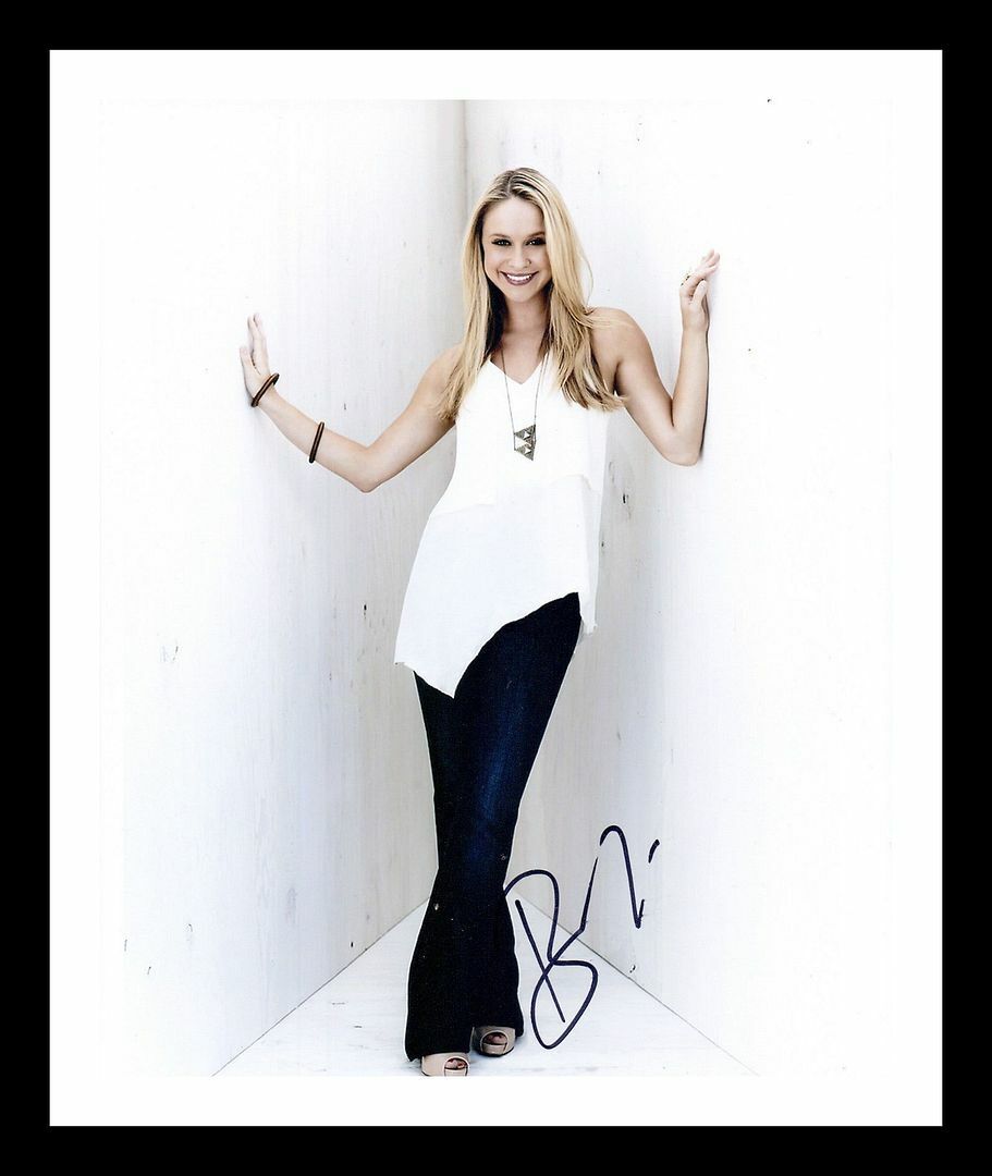 Becca Tobin Autograph Signed & Framed Photo Poster painting