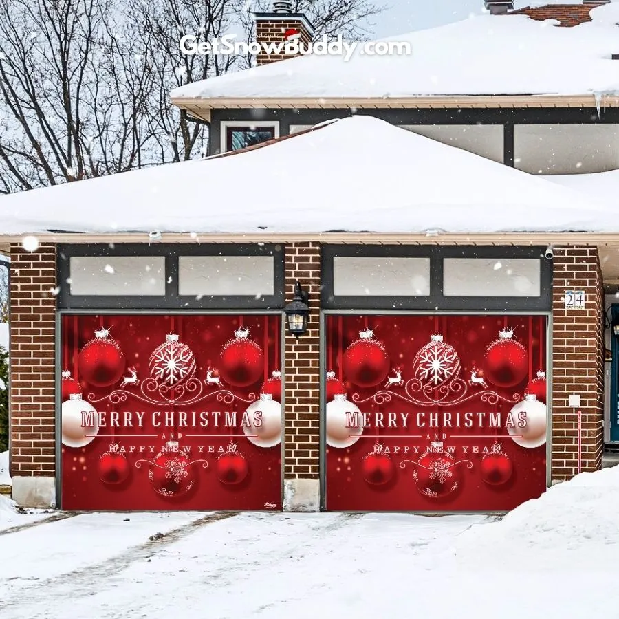 SnowBuddy Garage Door Covers Christmas 2024 Buy 2 Free Shipping