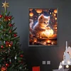 Diamond Painting-DIY Full Round Drill Cute Cat