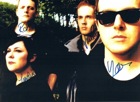 Glasvegas genuine autograph 8x12 Photo Poster painting signed In Person Scottish Rock Band