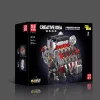F488 supercar V8 engine ever-changing creative series assembled building blocks engine assembly model science and education toys