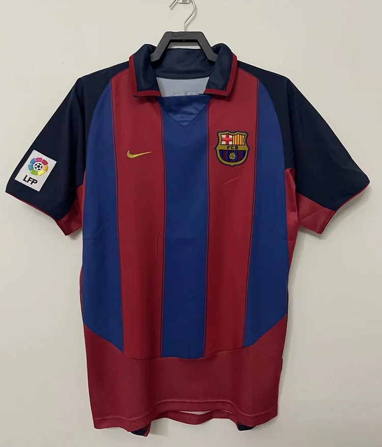 2003-04 Barcelona Home Retro Jersey