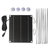 6V 6W Solar Exhaust Fan Waterproof Mini Ventilator Solar Panel Powered Fan