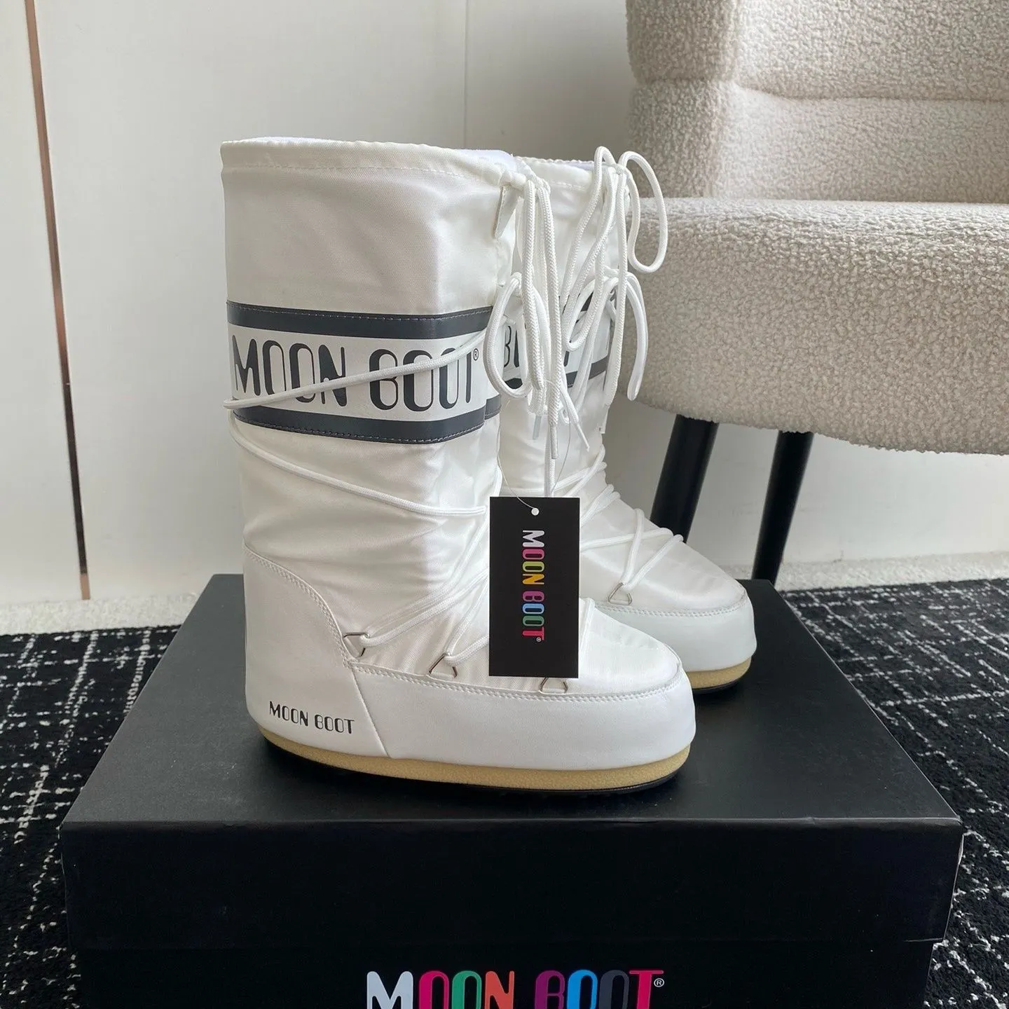 Non-Slip Warm Ugly and Cute Furry Snow Boots Pu Young Same Style Ugly and Cute Boots