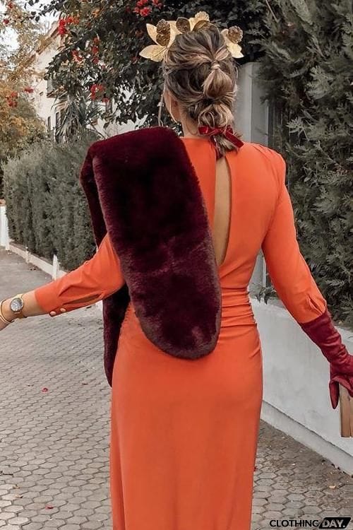 Thick Faux Fur Shawl