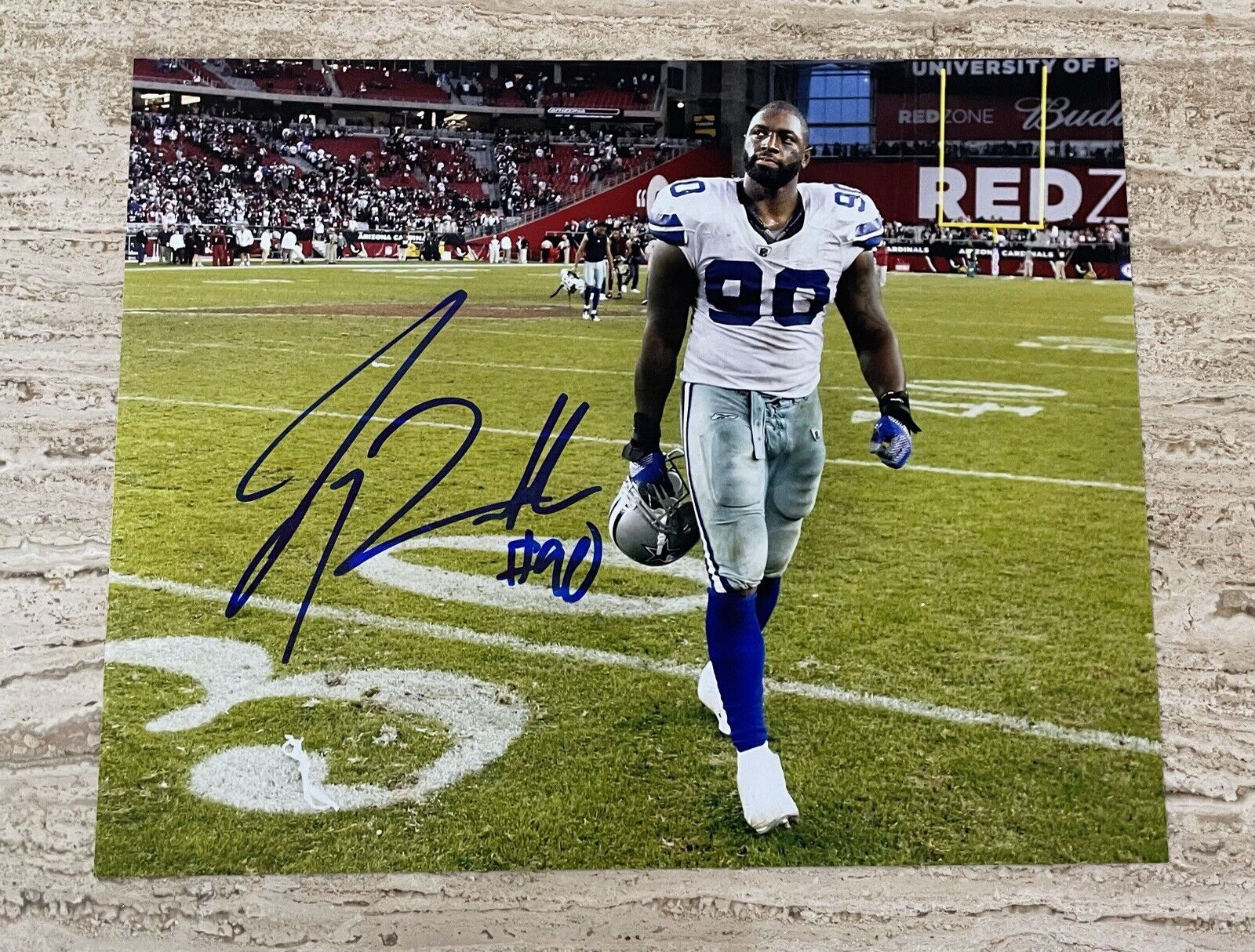 Jeremiah Ratliff Chicago Bears Cowboys Autographed Signed 8X10 Photo Poster painting W/COA