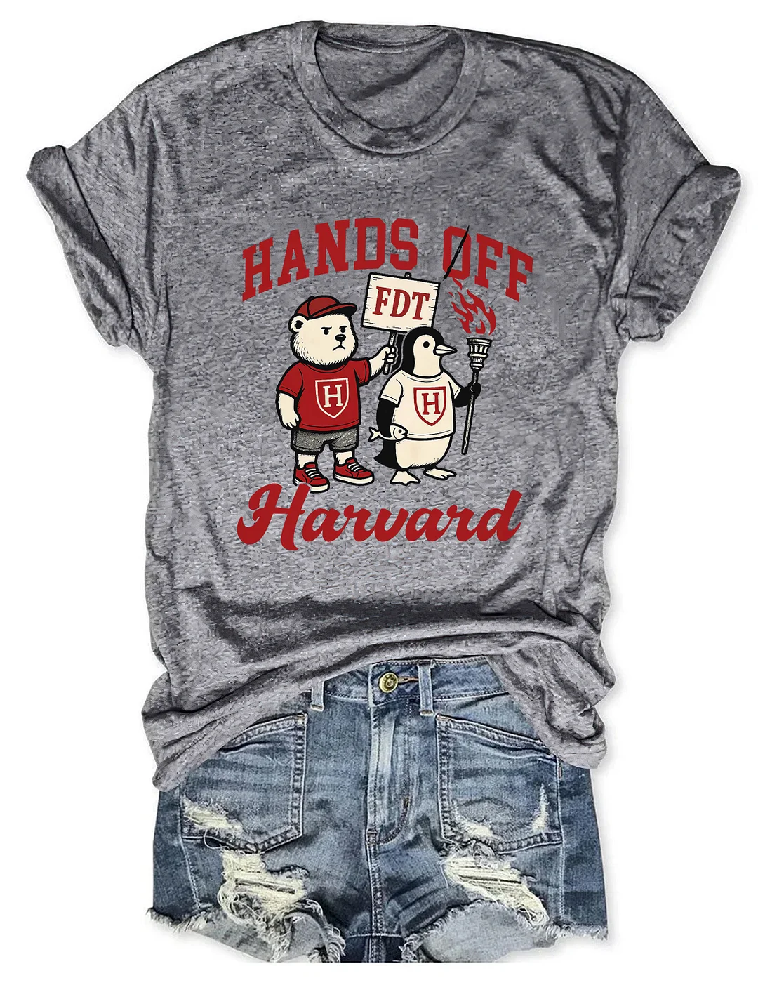 Hands Off Harvard T-shirt