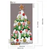 Diamond Painting-DIY Crystal Rhinestone Winter View Xmas Tree(30x50cm)