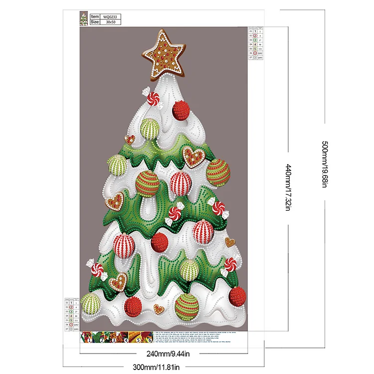 Christmas House - Partial Drill - Special Diamond Painting（40*30cm)-826860