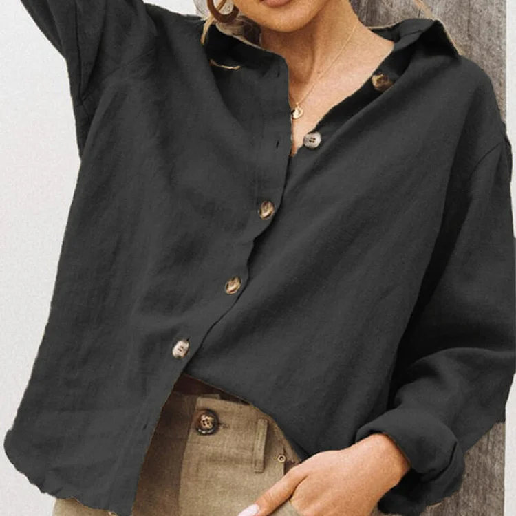 Solid Linen Shirt