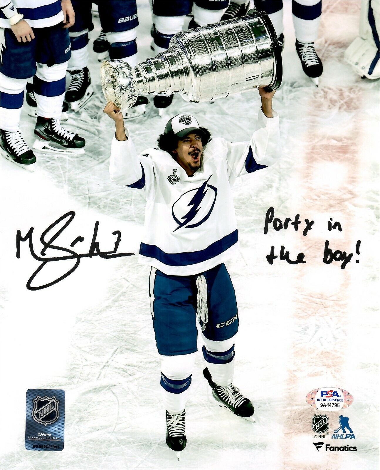 Mathieu Joseph autographed signed inscribed 8x10 Photo Poster painting Tampa Bay Lightning PSA