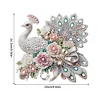 (US Local)Acrylic Special Shape Peacock 5D DIY Diamond Painting Dots Pendant for Window