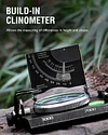 Multifunctional Military Aiming Navigation Compass with Inclinometer | Shock Resistant Waterproof Compass for Hiking, Camping