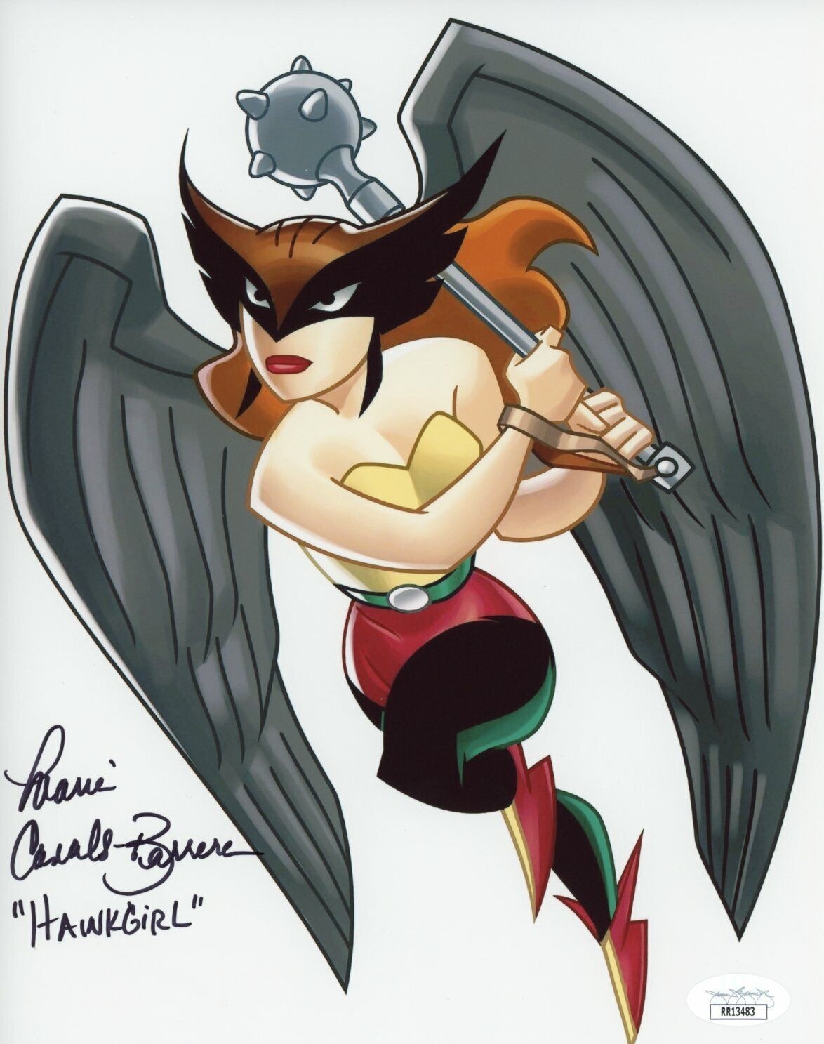 Maria Canals Barrera HAWKGIRL Justice League 8x10 Photo Poster painting Signed Autograph JSA COA