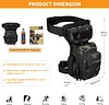 Taktisch Beintasche Milit&auml;r Beinbeutel MOLLE H&uuml;fttasche Sport Tactical Leg Bag Armee Beintaschen Wasserabweisend G&uuml;rteltasche Werkzeugtasche Tasche f&uuml;r Bein Herren Damen Motorrad Wandern Outdoor