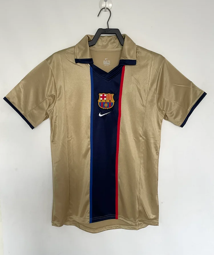 2001-02 Barcelona Away Retro Jersey