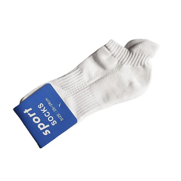 Men Pure Color Running Badminton Sports Socks