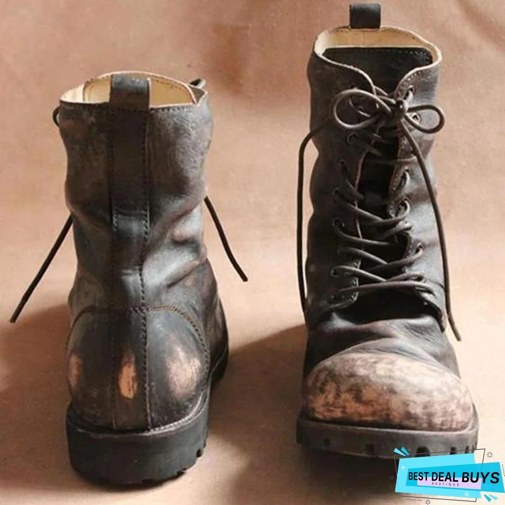 Vintage Outdoor Military Boots